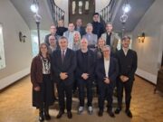 Rebuda institucional al president de la Diputació d’Ourense a Caldes de Malavella