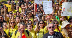 Educació xifra en un 43,77% el seguiment de la vaga a les 17.00 h, amb dades del 90,6% dels centres