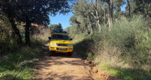 Alcaldes i gestors forestals de les Gavarres alerten que el mal estat dels accessos pot impedir el pas als Bombers