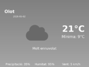 Predicció meteorològica: Olot, 2 de Maig de 2026