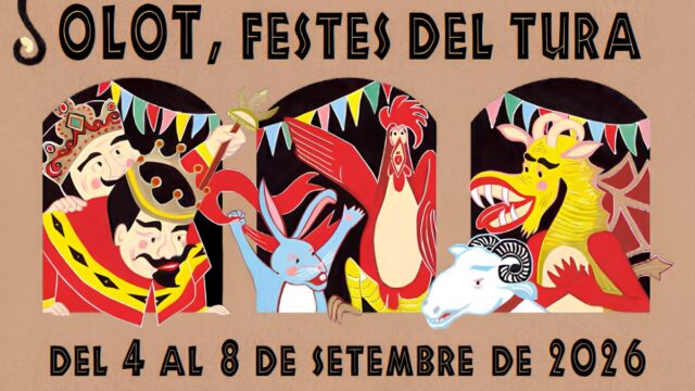 Part del cartell de les Festes del Tura 2026 (Ajuntament d'Olot)